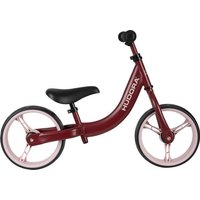 HUDORA 10418/00 Classic, Bordeaux | Kinder-Laufrad mit extra Breiten 12 Zoll Rädern | Lauflernrad ab 3 Jahre | Sattel & Lenker höhenverstellbar | Kinderlaufrad