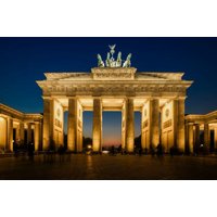 papermoon Vlies- Fototapete Digitaldruck 350 x 260 cm, Brandenburg Gate
