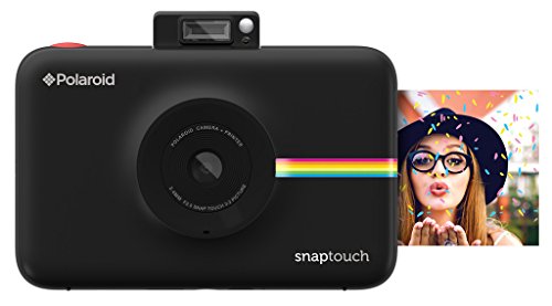 Polaroid - Schnappschuss-Sofortdruck - Digitalkamera mit LCD-Display (Schwarz) mit Zink Zero Ink Drucktechnologie