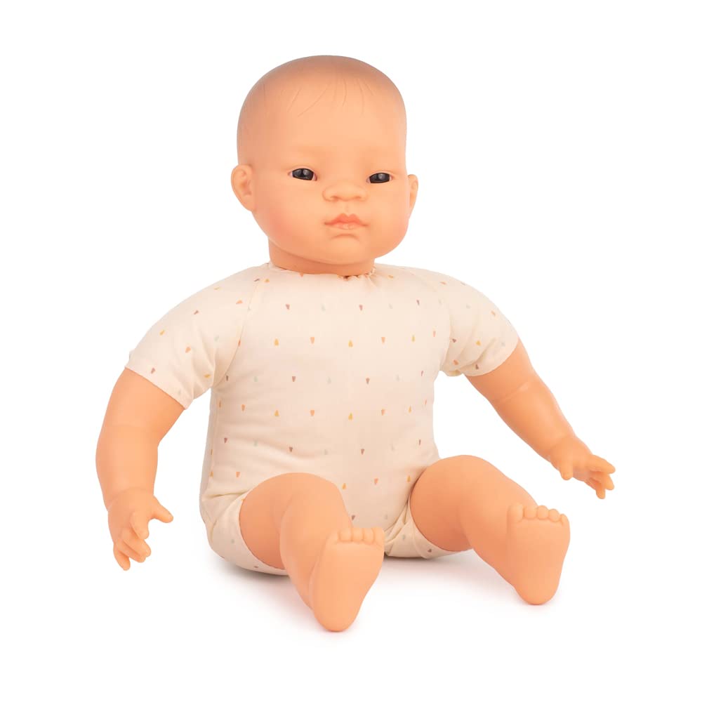 Babypuppe mit weichem Körper, asiatisch 40 cm-31065