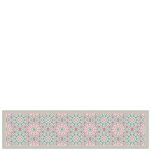 Vinyl-Teppichläufer Casablanca Mosaik, 65 x 250 cm