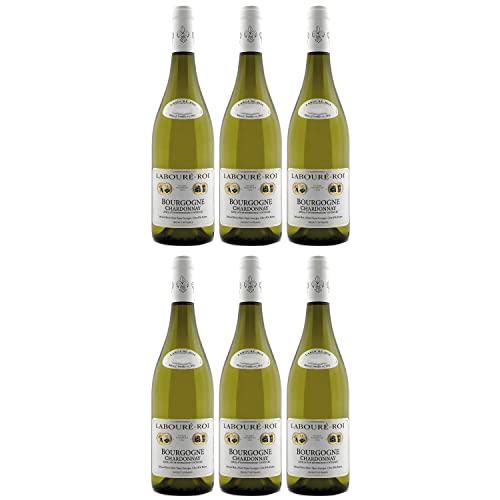 Bourgogne Blanc Chardonnay AOC Labouré-Roi Weißwein Wein trocken Frankreich I FeinWert Paket (6 x 0,75l)