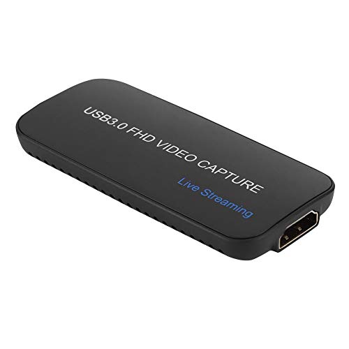 Tonysa USB 3.0 HDMI HD Video Capture Card, 1080p/60Hz 4K 30Hz Video Live Gerät für die meisten Multimedia Videosoftware/Streaming Live Software