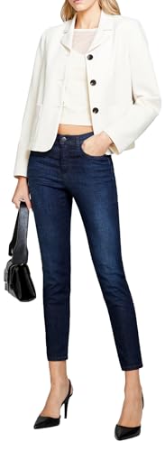 Sisley Women's Trousers 4RR3575V7 Jeans, Dark Blue Denim 902, 30