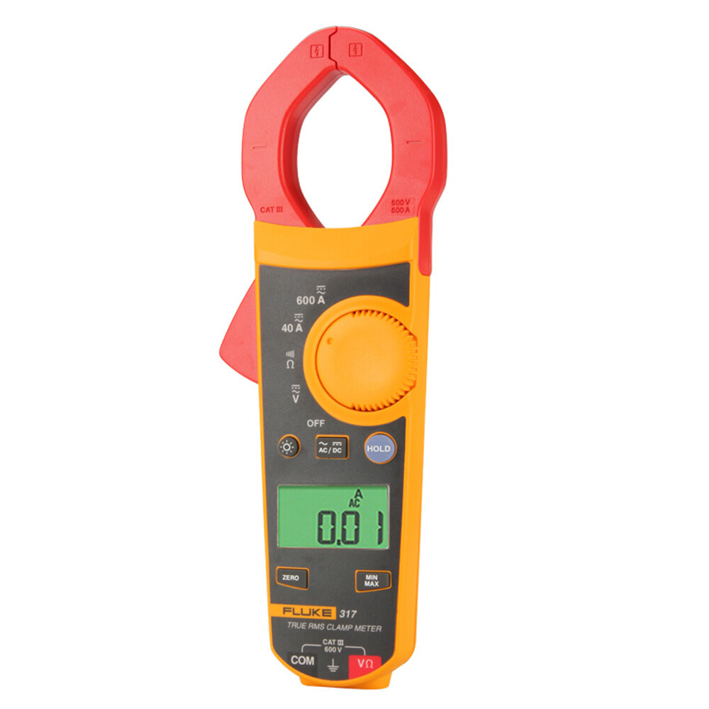 Fluke 317 Digitales Zangenmessgerät, AC/DC-Multimeter-Tester, Echteffektivwert, digitales Zangenmultimeter, Zangenmessge