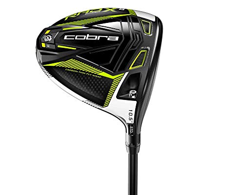 Cobra Golf 2021 Radspeed XB Driver Gloss Black-Turbo Yellow (Herren Rechtshänder, Project X Hzrdrus RDX Blue, Stiff Flex, 9)