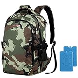 OUTXE Kühltasche Rucksack 22L Picknicktasche Lunchtasche für Camping Wandern Picknick Kühltasche für Laptops 22L