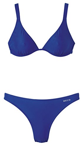 Beco Damen Schwimmkleidung Bikini-Set, blau, 44
