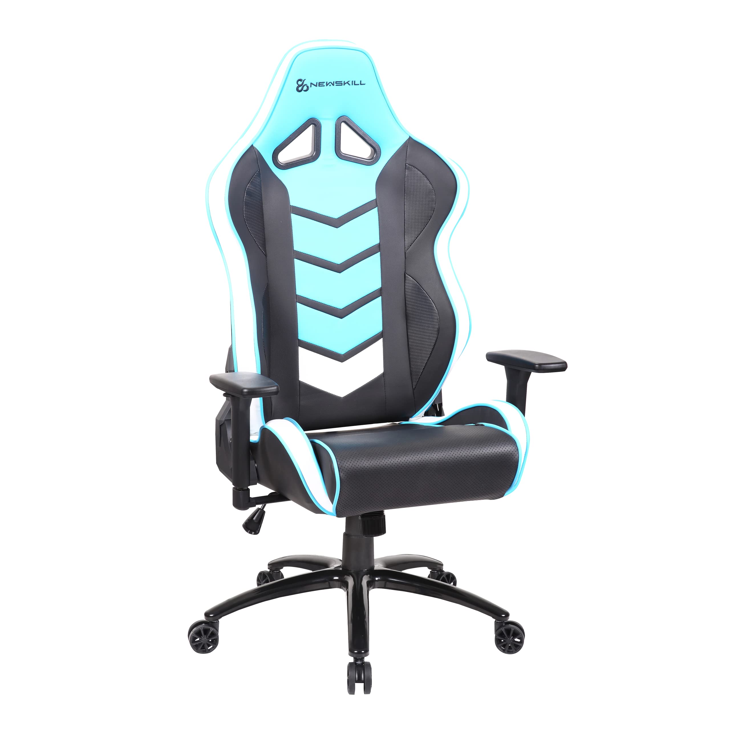 Newskill Kaidan Professioneller Gaming-Stuhl mit Metallgestell, Rückenlehne mit 180 Grad Verstellbarer Rückenlehne und 3D-Armlehnen, Blau, 1, NS-CH-KAIDAN-BLUE