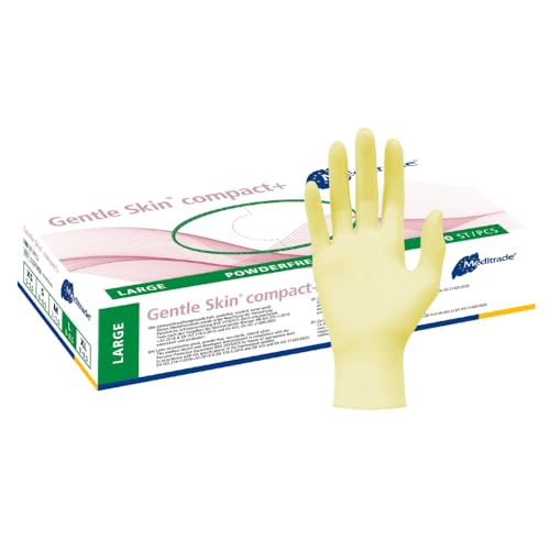 Latex-Handschuh Gentle Skin compact 400 Stück (4 Boxen à 100 Stück) (L)