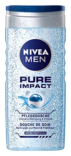 Nivea Men Bath Care Pure Impact Pflegedusche, 4er Pack (4 x 250 ml)