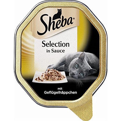 Sheba Selection in Sauce mit Geflügelhäppchen 22 x 85g
