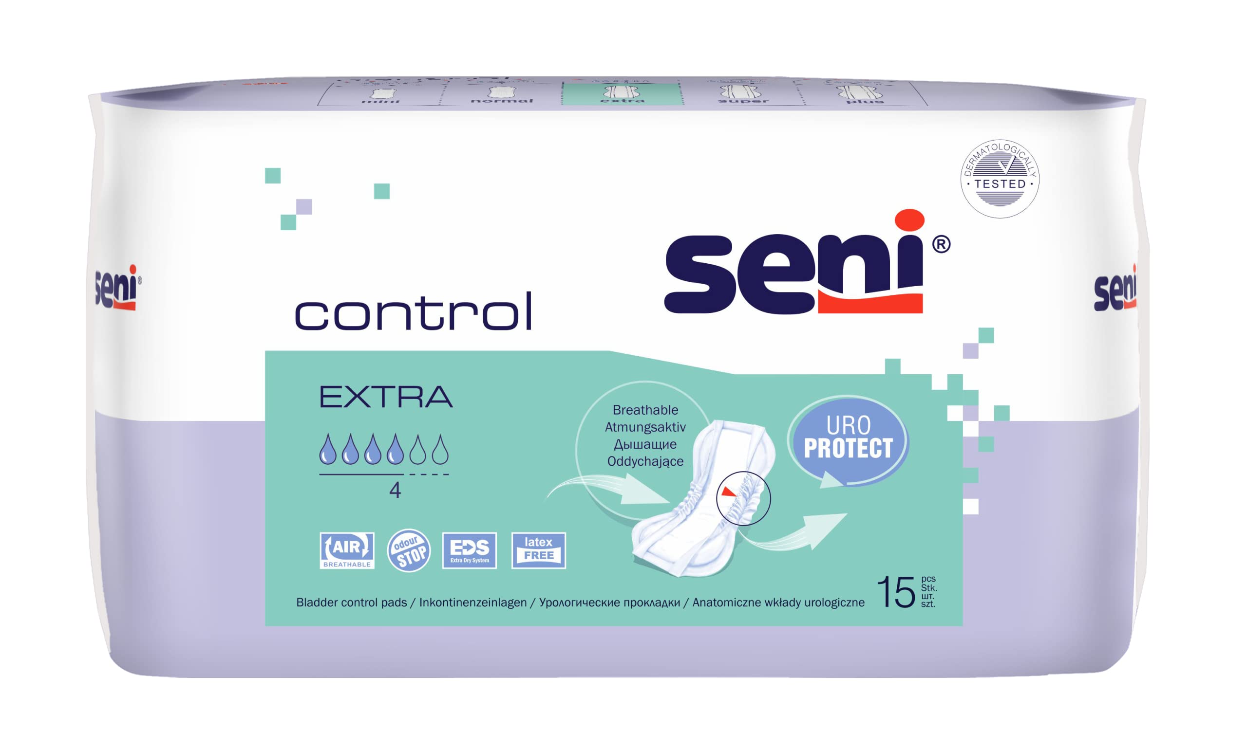 Seni Control Extra - starke Inkontinenzeinlagen bei Blasenschwäche und Harndrang