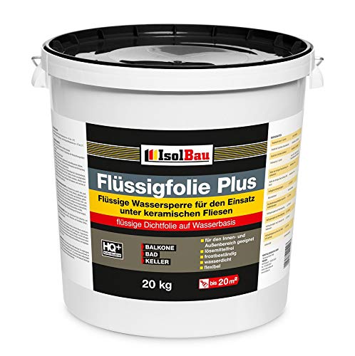 Flüssigfolie PLUS 20 kg Dichtfolie Innenbereich Außenbereich Balkone Terrassen PLUS