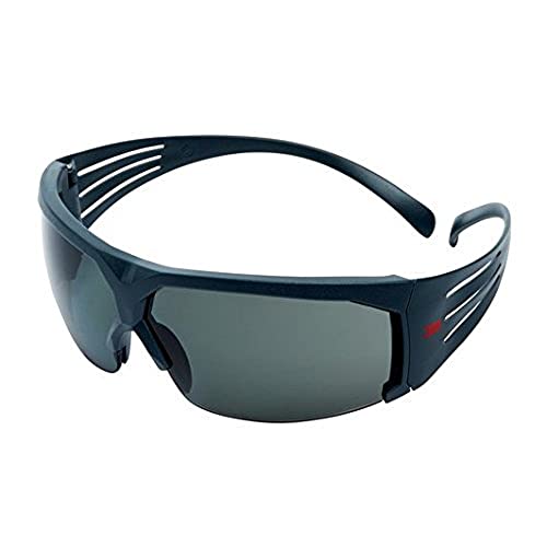 3M SF611AS SecureFit Schutzbrille, AS, Polarisierende Scheibe, Grauer Rahmen, Grau
