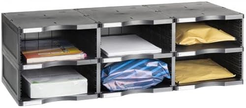 M-Office Atenea Sustainable Modul Jumbo Produkt 100% recycelt und recycelbar Sechs Fächer DIN A4 bestehend aus 3 Basen und 2 Höhen