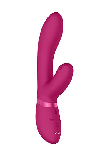 Shots - VIVE Kyra - Rabbitvibrator mit 10 Vibrationsmodi und Klitoris-Pulsation - Rosa, 200 g