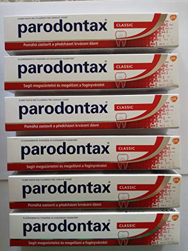 PARODONTAX Classic Fluoridfrei Zahnpasta, 1x75ml, bei Zahnfleischbluten