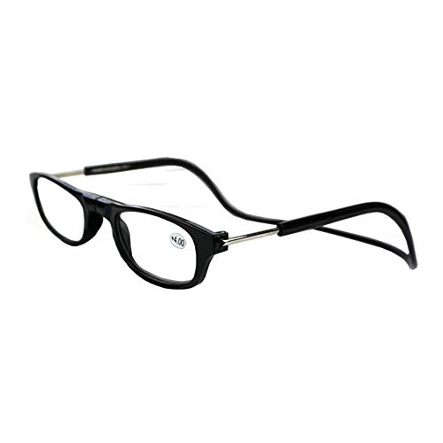 GEMSeven Unisex Magnetische Lesebrille Falten Reader Gläser Einstellbare Hals Hängenden Brillen