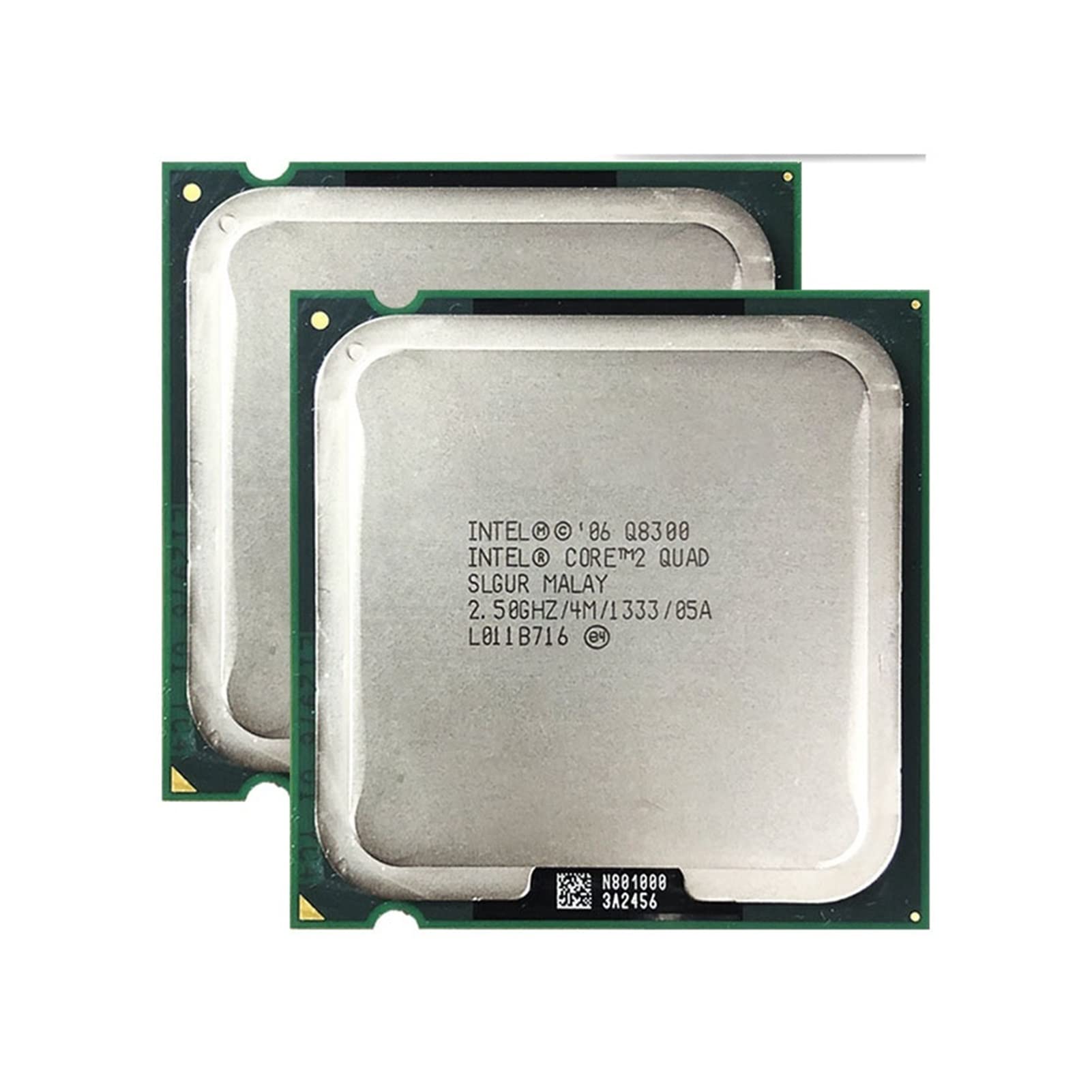 MovoLs Zwei CPU-Prozessoren, kompatibel mit 2 Quad Q8300 2,5 GHz Quad Core Quad Thread 4M 95W LGA 775 Verbessern Sie die Laufgeschwindigkeit des Compute