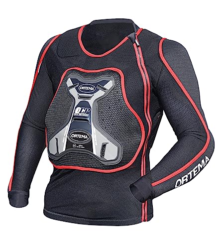 ORTEMA ORTHO-MAX Jacket DUO - Protektorenjacke für den optimalen Rundumschutz - Schützt die Wirbelsäule, Brust, Schultern und Ellenbogen - Motocross/Enduro (M)