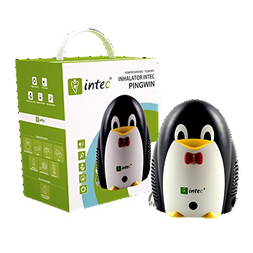 Intec Pinguin Inhaliergerät Inhalator Inhalationsgerät Therapie Vernebler Inhalation Kinder Ewrachsene Schnuller