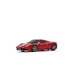 JAMARA 405033 - Ferrari 458 Speciale A 1:24 2,4Ghz - offiziell lizenziert, bis zu 1 Stunde Fahrzeit bei ca. 9 Km/h, perfekt nachgebildete Details, hochwertige Verarbeitung