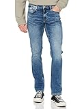 Cross Herren Dylan Regular Fit Jeans, Blau (Mid Blue Used 102), W28/L32