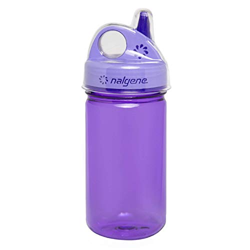Nalgene Unisex – Babys Grip-n-Gulp Trinkflasche, violett, 0,35 L