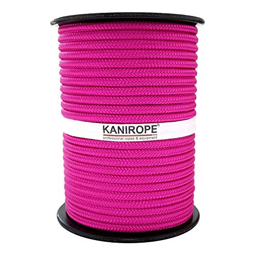 Kanirope® PP Seil Polypropylenseil MULTIBRAID 10mm 100m Farbe Pink (3150) 16x geflochten