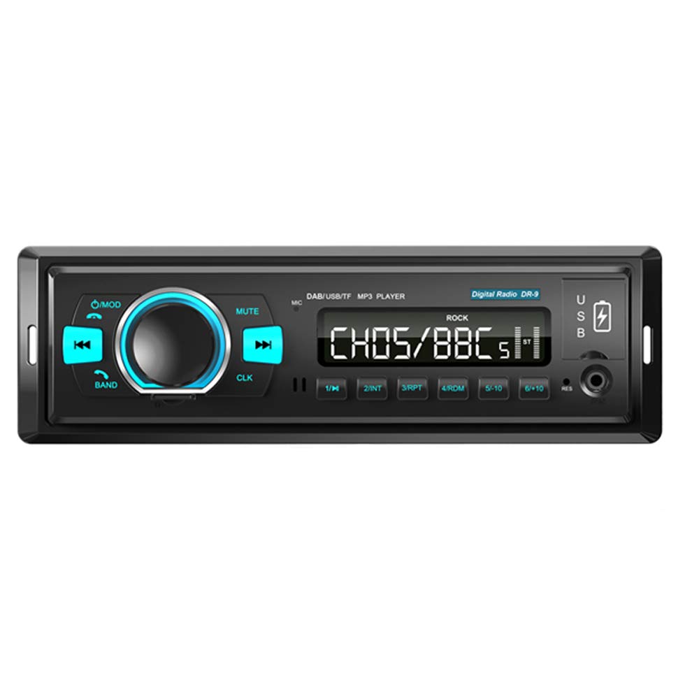 BOOMBOOST Bluetooth Dab/Dab +/FM-Empfänger, ISO-Schnittstelle, doppelter USB-Port, unterstützt U-Disk und TF-Kartenleser