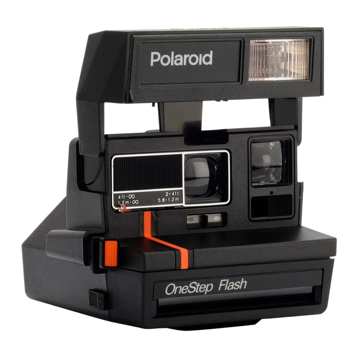 Impossible PRD2500 Polaroid Red Stripe 600 Kamera für PX Film (Schwarz)