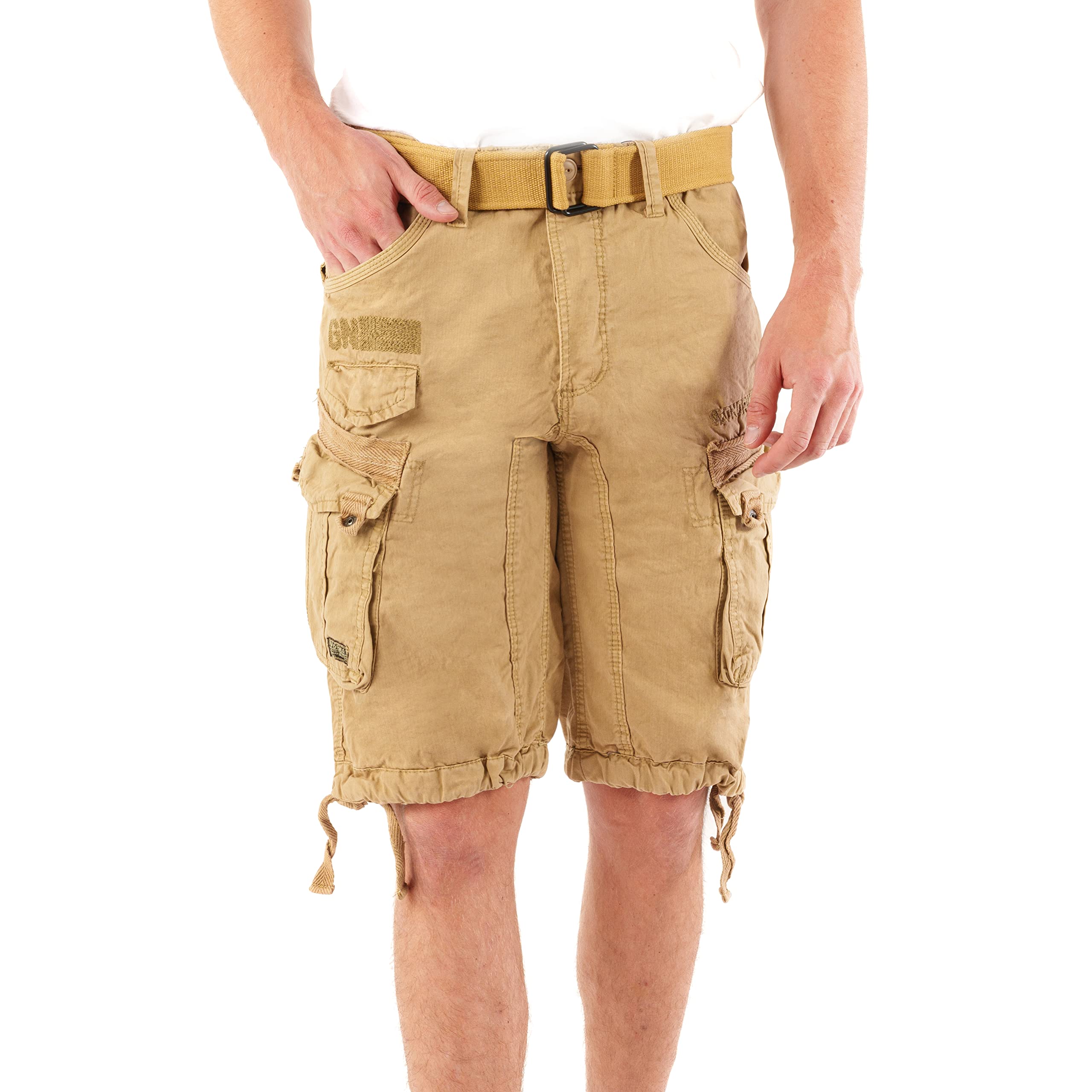 Geographical Norway Herren Shorts Panoramique Basic Beige XXXL