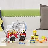 Play-Doh E6103EU5 Wheels Feuerwehrauto Spielzeug mit 5 Dosen einschließlich Wasserknete, für fantasievolles und kreatives Spielen