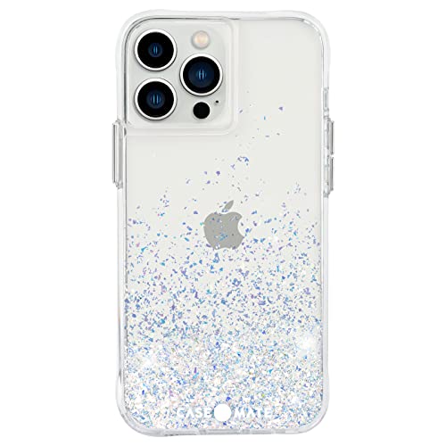 Case-Mate - Twinkle Ombre Schutzhülle für iPhone 13 Pro, reflektierende Folien-Elemente, Fallschutz 3 m, Stardust