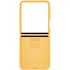 Silikon Case mit Ring für Galaxy Z Flip5 apricot