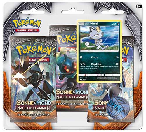 Pokemon 25956 Pokémon Company International 25956-PKM SM03 3-Pack Blister DE
