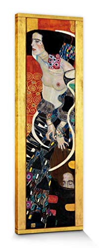 1art1 Gustav Klimt - Judith II, Salome, 1909 Poster Leinwandbild Auf Keilrahmen 90 x 30 cm