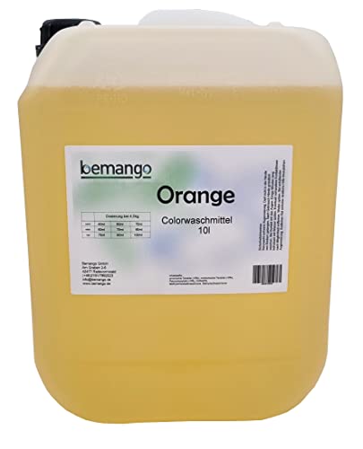 Color-Flüssigwaschmittel red orange 10 Liter Kanister