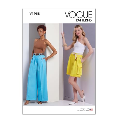 Vogue Schnittmuster für Damenhosen, mehrfarbig