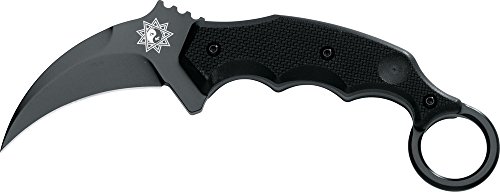 FKMD Erwachsene Messer Kuku Hanuman Karambit Black schwarz, 21cm