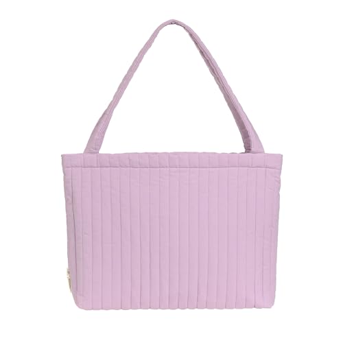 LÄSSIG Baby Wickeltasche Shopper mit Kinderwagenbefestigung/MIX Shopper Cotton lavender