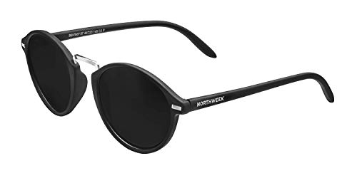 NORTHWEEK Unisex-Erwachsene VESCA All Sonnenbrille, Schwarz (Black), 132.0