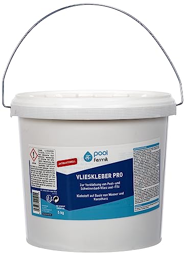 Fermit Vlieskleber PRO 5,0 kg/Kleber auf Kunstharzbasis im Eimer zum Verkleben von Pool-Vlies