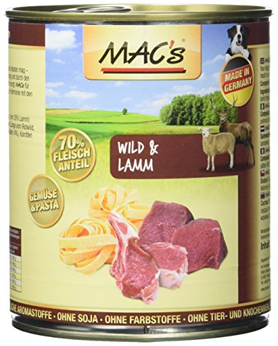 MAC's Wild & Lamm (mit Nudeln), 6er Pack (6 x 800 g)