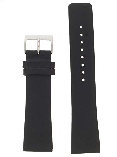 Skagen Uhrenarmband 23mm Leder Schwarz Uhrband 691LSLS / LB-691LSLS