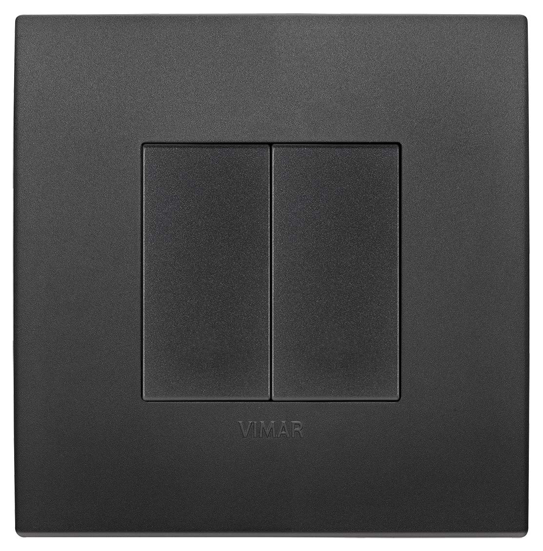 Vimar 0K03925.07 Arké Steuerungs-Set, kabellos und ohne Batterien, VIEW Wireless Standard Bluetooth komplett mit Halterung, Tasten, 2M-Platte