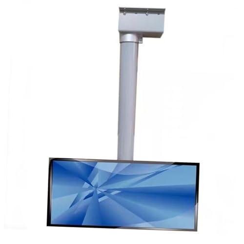 Verstellbare Decken-TV-Halterung – elektrischer TV-Lift – TV-Wandhalterung, motorisierte Riser-Halterung mit Fernbedienung, motorisierte Deckenhalterung, 90° hochklappbar, passend für 26–70 Zoll LED-B