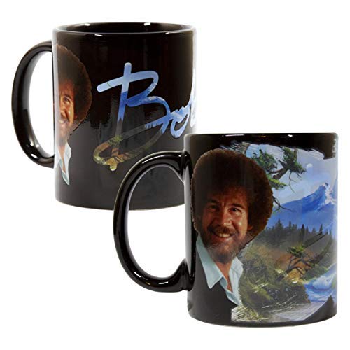 Surreal Entertainment Bob Ross Exclusive Color Change Ceramic Coffee Mug 12 Ounces