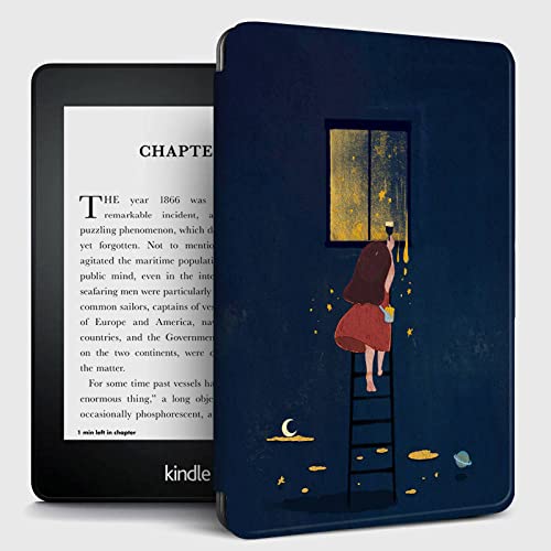 JNSHZ 2021 All New Magnetic Smart Case for Kindle Paperwhite 5 11Th Generation 6.8 Inch Pu Leather Cover for Kindle Paperwhite Signature Edition Shell Smart Case with Auto Wakeup [Cute Kitten],4